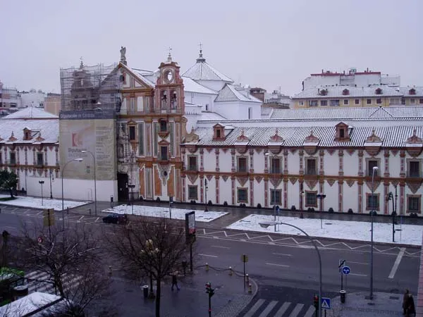 Diputación de Córdoba nevada. Palacio de la Merced