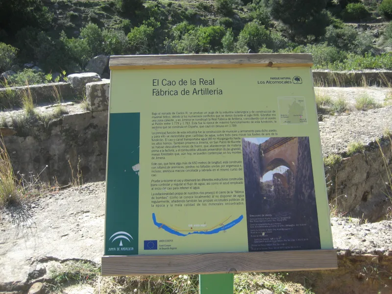 cartel explicativo del uso del cao
