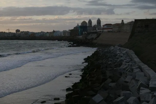 Cádiz desde la Playa de Santa María