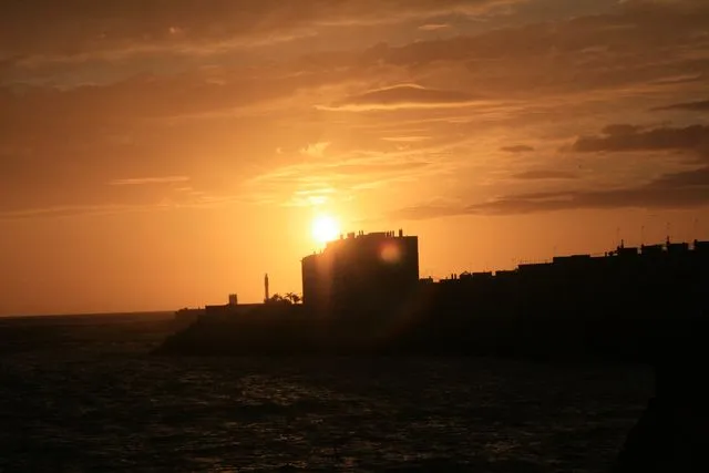 Atardecer en Cádiz
