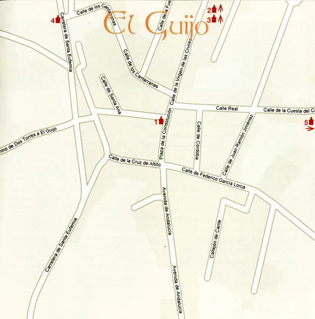 Plano de El Guijo