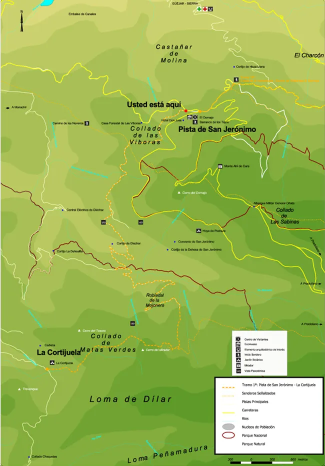 Mapa tramo