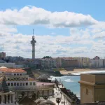 Vista parcial del Cádiz moderno