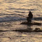 Pesca al atardecer