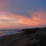 Playa de Sancti-Petri, Atardecer