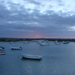 Amanecer en Sancti-Petri (Chiclana)
