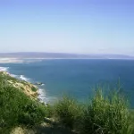 VISTA DESDE EL ACANTILADO DE BARBATE, JUNTO A LA TORRE DEL TAJO