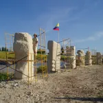 Construcción de la Isla de las Esculturas
