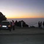 atardecer en la sierra de cazorla