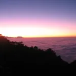 impresionante atardecer