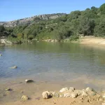 pequeña playa del rio,perfecta para descansar