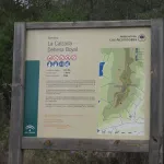 panel de la ruta