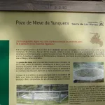 cartel informativo sobre los nevarios del siglo XVII