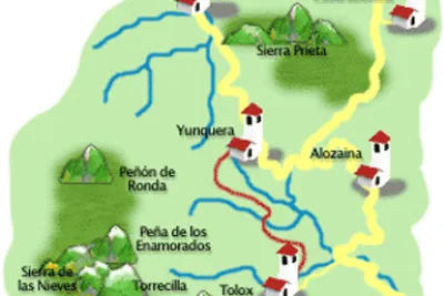 Desde Yunquera hasta Tolox