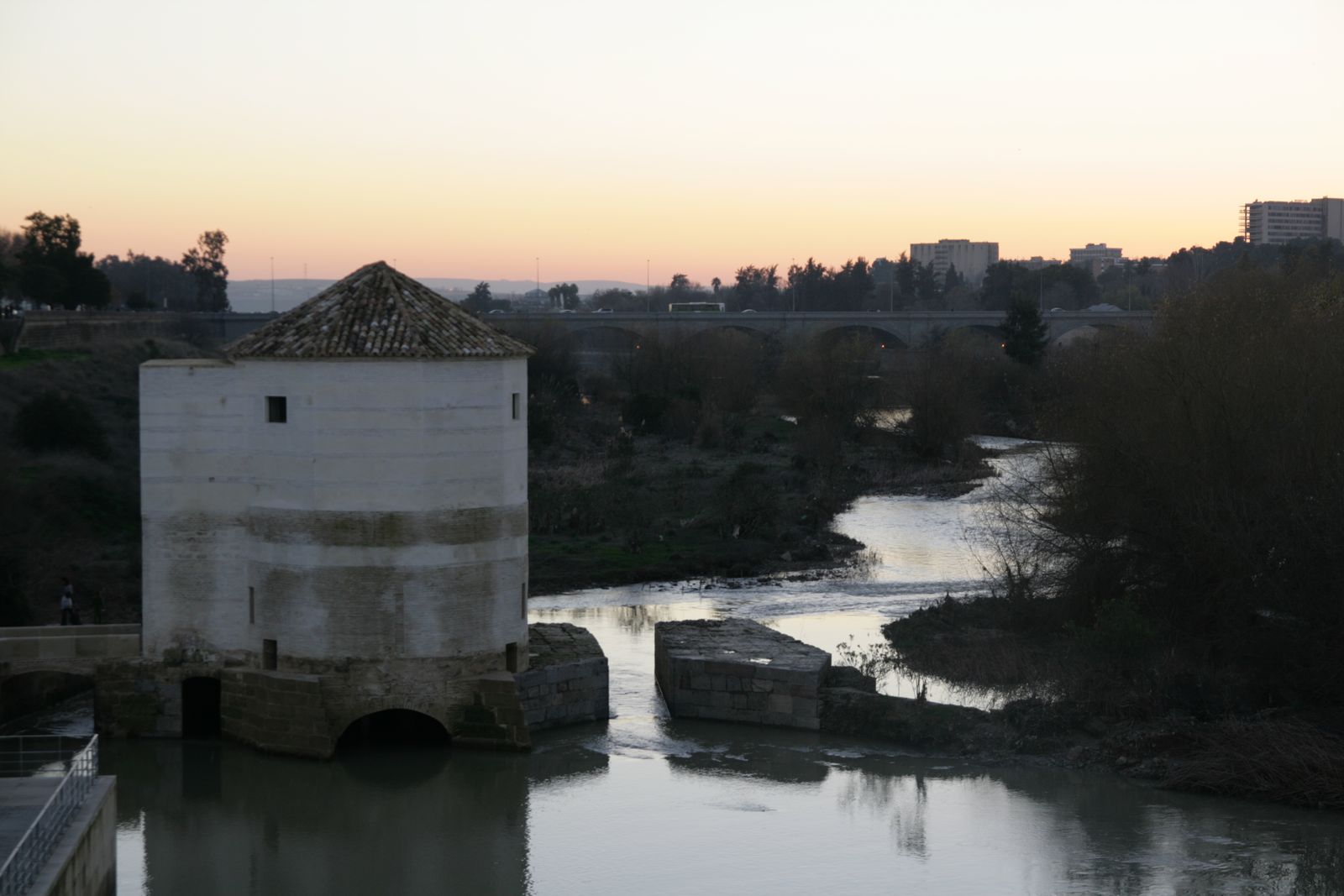 Vistas desde el puente romano de Córdoba