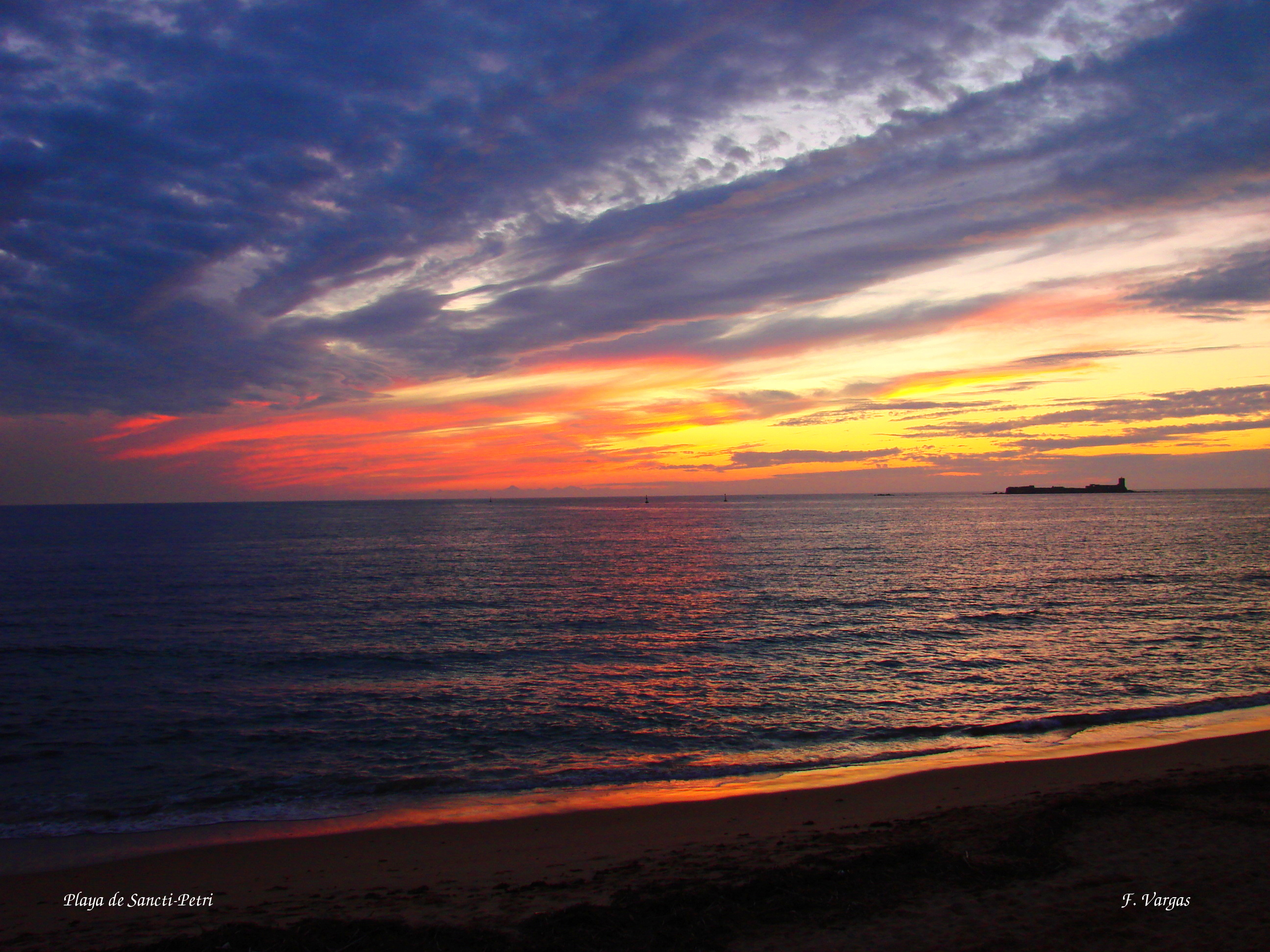 Puesta de Sol-Playa de Sancti-Petri