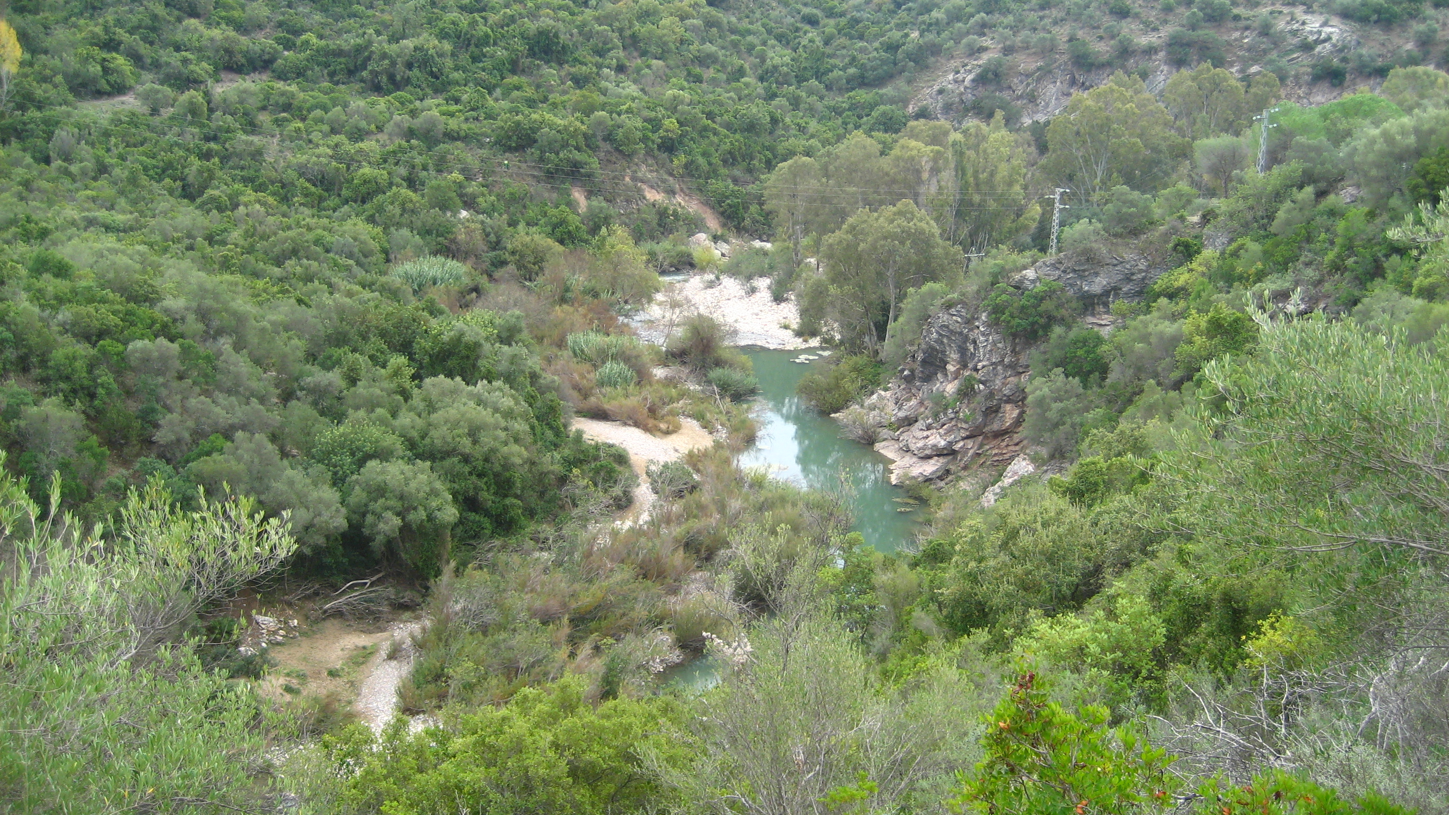 vistas del rio guadiaro