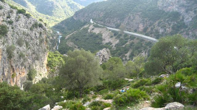 impresionante vista desde el cañon