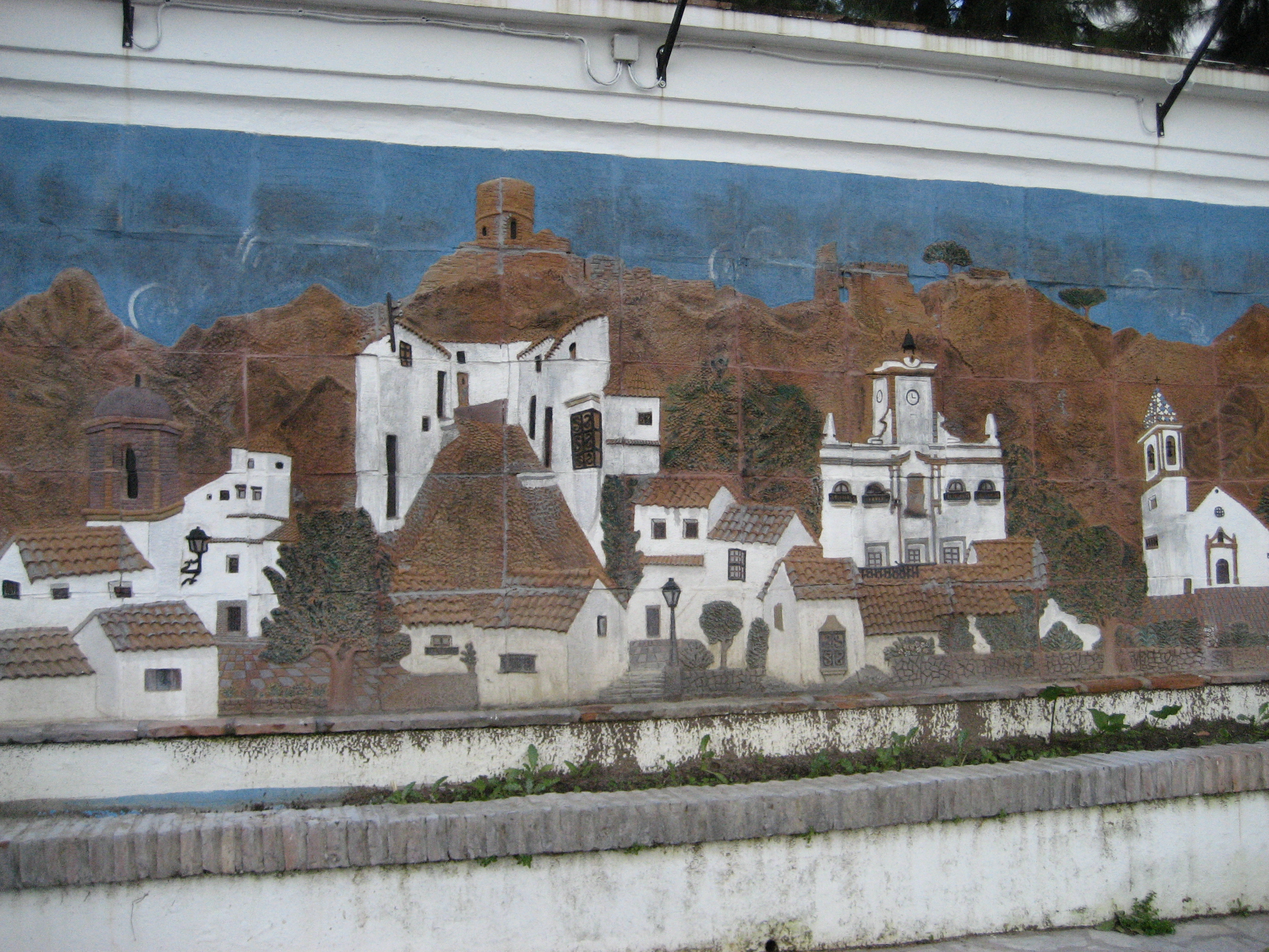 bonito mosaico del lugar