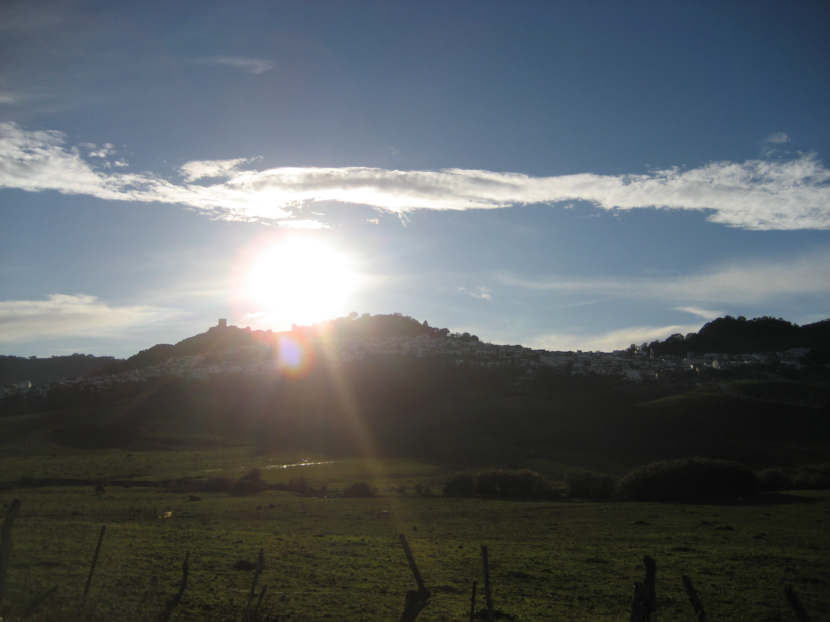 increible atardecer de jimena de la frontera