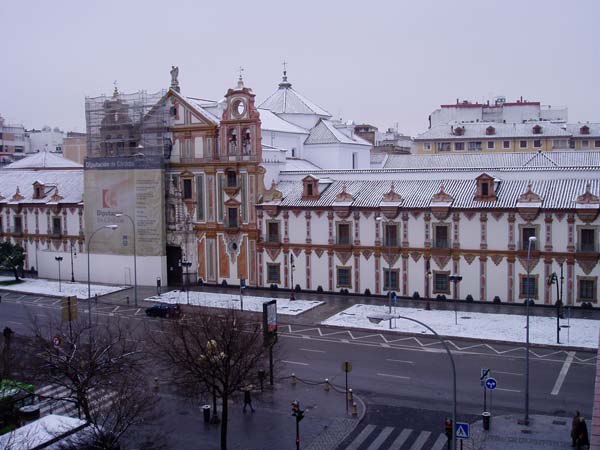 Diputación de Córdoba nevada. Palacio de la Merced