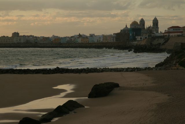 Cádiz desde la Playa de Santa María
